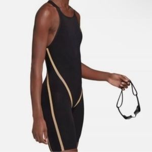 Adidas Swimwear adizero 22” black and gold metal